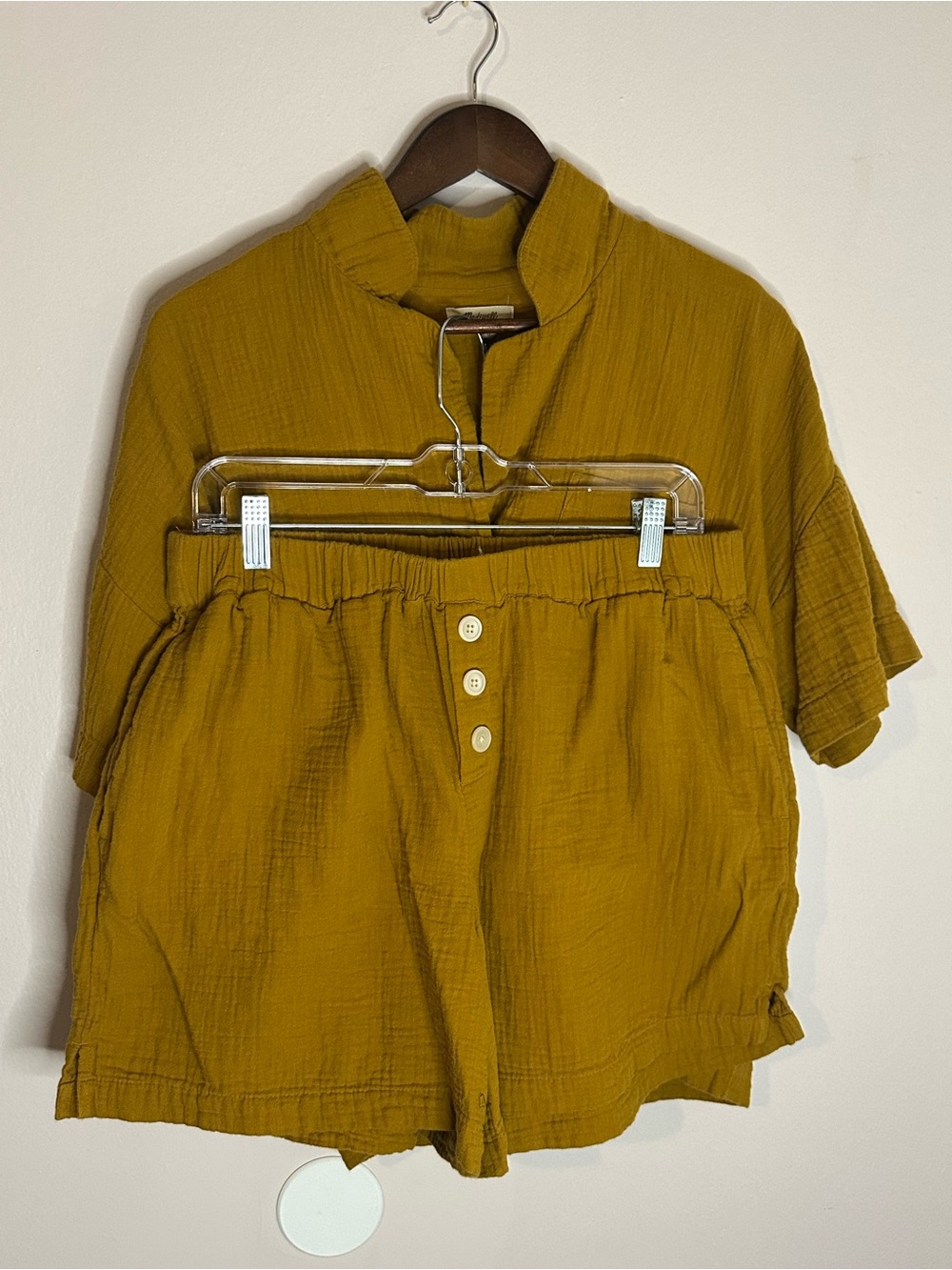 Madewell Lightestspun Oversized Short Pajama Set